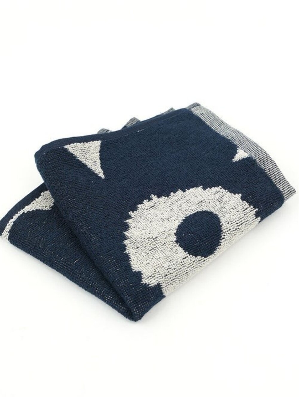 MARIMEKKO 3pc Unikko Mini Towel - Black/Offwhite - Picture 2 of 7